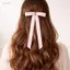 Sống Động Đuôi Ngựa Giá Đỡ Tóc Nơ Kẹp Mềm Polyester Ruy Băng Trang Trí Tóc Cho Bé Gái Phụ Kiện Tiệc Cưới