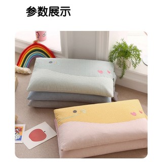 Mới Kiều Mạch Gối Cotton Cá Voi Nhỏ Táo Thêu Trẻ Em Kiều Mạch Vỏ Học Sinh Gối Mẫu Giáo Gối LE95