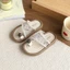 Giày Sandal Bé Gái Đính Ngọc Trai Kim Tuyến Phong Cách Tiểu Thư Sang Trọng, Dép Quai Hậu Trẻ Em Đế Mềm Chống Trơn Trượt