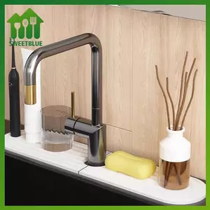 SWEET Bùn tảo cát hấp thụ nước Thảm cứng khô Qui-drying Thảm vòi cho bồn rửa nhà bếp Splash Guard Bồn rửa phòng tắm Nhà bếp Thảm rửa tay n