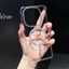 Dành Cho IQOO 13 Ốp Điện Thoại Phong Cách Mới Dấu Câu Hỏi Từ Tính Siêu Mỏng Trong Suốt PC Cứng 15 Bao Gồm Tất Cả Chống Sốc
