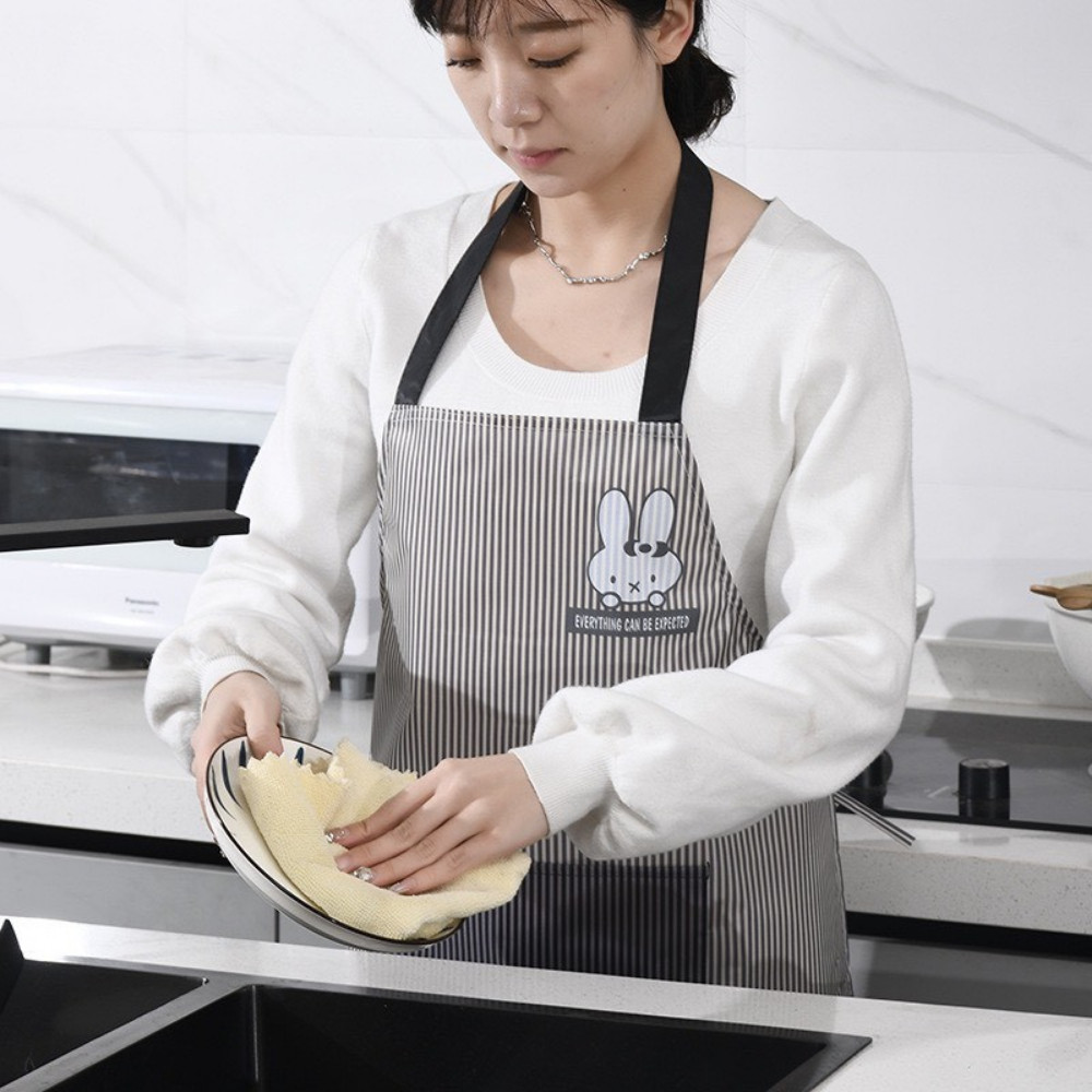 Tạp Dề Chống Thấm Nước, Thấm Dầu Có Túi Lớn Đựng Đồ, Tích Hợp Khăn Lau Tay Tiện Lợi HOMIE