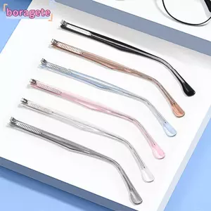 BORAGETE 1 Cặp Kính Cánh Tay Kim Loại Chống Trơn Trượt Kính Mắt Phụ Kiện Kính Mắt