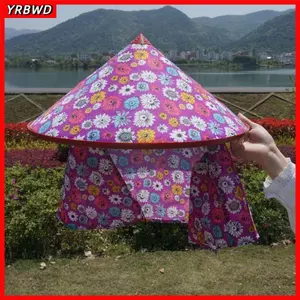 YRBWD Đảng Mũ Chống Nắng, Mũ Dệt Vành Rộng Có Thể Điều Chỉnh, Nông Dân Chất Lượng Cao Nhựa Chống Mưa Mũ Nam Nữ Ngoài Trời