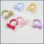 YT4 Dây Cao Su Mũ Phụ Kiện Tóc Dây Buộc Tóc Ren Handmade Nơ Không Làm Hại Tóc