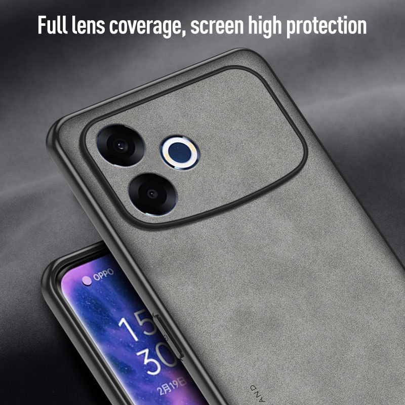 Ốp Điện Thoại Da Cảm Giác Sang Trọng Da Cho OPPO Find X9 X9S A6 A6X GT Max 8 Pro Reno 15 15C 15F Vỏ Bảo Vệ Siêu Cứng Mỏng