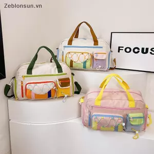 # HB # Túi Duffel tập Gym bằng vải Oxford dung tích lớn có ngăn giày & dây đeo vai có thể điều chỉnh, túi du lịch nhiều túi.