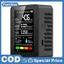 Máy đo đa chức năng 5in1 CO2 Máy đo độ ẩm nhiệt độ kỹ thuật số Máy đo độ ẩm Carbon Dioxide TVOC HCHO Màn hình chất lượng không khí