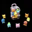 7 Chiếc Phát Sáng Trong Bóng Tối Dễ Thương Bỏ Túi Quái Vật Nhân Vật Squirtle Psyduck Mini Hoạt Hình PVC Đồ Chơi Các Bức Tượng Nhỏ Trẻ Em Quà Tặng