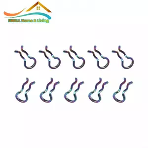 Má Phanh Xe Đạp Giữ Kẹp 10 Chiếc Thép Không Gỉ Dầu Slick Cầu Vồng Phủ