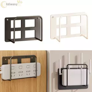 EDIWANY Set-Top Box Storage Rack, Giá đỡ bộ định tuyến gắn tường bằng kim loại, Giá đỡ lưu trữ WiFi tiết kiệm không gian đa năng bền bỉ Văn phòng tại nhà