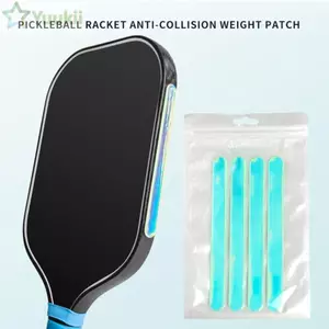 YUUKII 4 Băng Trọng Lượng Mái Chèo Pickleball, Chống Mài Mòn Tăng Cường Độ Mái Chèo Cân Bằng Miếng Dán, Trang Trí Đa Năng Tuân Thủ Chắc Chắn Chống Sốc Đào Tạo Bảo Vệ Mái Chèo