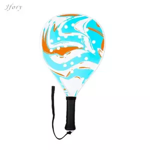 Vợt Tennis đi biển bằng sợi Carbon nhẹ Jfory có mái chèo lõi xốp dành cho trẻ em Tập luyện ngoài trời Tiệc mùa hè