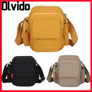 Túi đeo chéo OLVIDO, Ba lô bên dây đeo vai có thể điều chỉnh bằng Nylon, Túi đeo chéo đeo vai nhiều khe nhẹ thời trang Rất nhiều hành lý