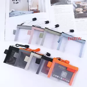 DARON Lưới Túi Bảo Quản Túi Dây Kéo Thời Trang Trong Suốt Tập Tin Túi Son Môi Ví Nhỏ Lưới Túi Đựng Mỹ Phẩm Hộp Đựng Túi Đựng Mini Dây Kéo Túi
