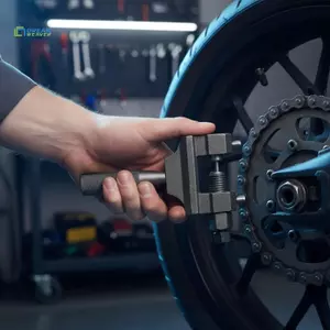 Dụng cụ tháo đinh tán xích xe máy bằng kim loại Dụng cụ tháo đinh tán tay cầm chống trượt dành cho thợ cơ khí chuyên nghiệp mới