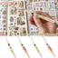 Nhíp dán cong FAVORITEGOODS, Nhíp nối dài mi bằng thép không gỉ in hình cổ xưa, Nhíp lông mi giả đầu cong đa năng DIY Craft Beading