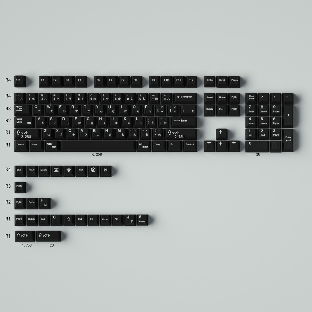 [HỎA TỐC HN - HCM] Bộ nút bàn phím cơ | Keycap Mintcaps Cherry WOB - Japanese PBT dyesub | BigBuy360 - bigbuy360.vn
