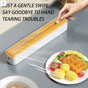 Hộp cắt bọc có thể điều chỉnh từ tính cho nhà bếp Bọc nhựa Giấy nhôm tổ chức