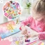 Kids DIY Foil Stamping Journal Kit Bộ sổ lưu niệm kèm bút dán cho bé trai bé gái từ 4 tuổi trở lên