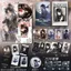 Bán Hàng Mới Dream World Ajian Photocard Đơn Bưu Thiếp Họa Tiết Mờ Laser Vé Gypsophila Hỗ Trợ Hai Chiều Merchan
