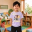 Áo ngắn tay bé trai 10-40kg Thấm hút mồ hôi mềm mại Cho bé 2-12 tuổi