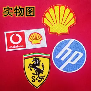 Đua Xe Thêu Logo Ký Velcro Đua Xe Vỏ Ferrari DIY Sắt Trên Miếng Dán Huy Hiệu Cho Người Phụ Nữ