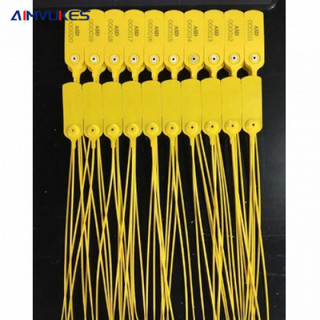 Combo 100 cái Seal /dây / khóa niêm phong kẹp chì bằng nhựa dây tròn dài 40 cm (đã in sẵn số seri)AIMVUKES