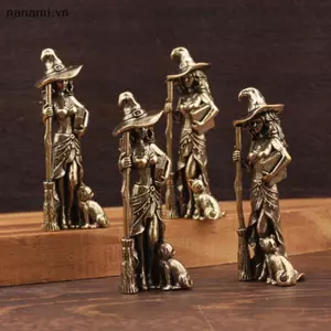 Đồ trang trí phù thủy mặt trăng ma thuật, Trang trí nội thất, Trang trí phòng khách / lối vào, Đồ nội thất gia đình, Tượng phù thủy [VN]