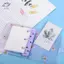 HFTOY Mini 3 Lỗ Chất Kết Dính Ghi Chú Người Tổ Chức Sổ Tay Tạp Chí Nhật Ký Nhẫn Chất Kết Dính Đồ Dùng Học Tập Kawaii ~