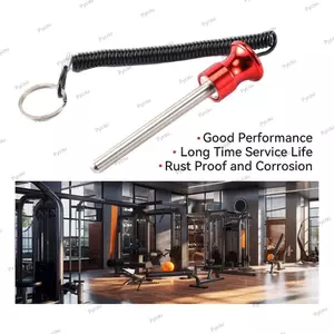 Pin xếp chồng trọng lượng PYCOU, Pin trọng lượng phòng tập thể dục hạng nặng được gia cố, Phát hành nhanh chuyên nghiệp Pin cố định bền bỉ Thiết bị tập thể dục