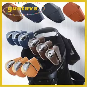 GUSTAVA Golf Iron Head Cover Thiết Thực Phụ Kiện Lái Xe Cổ Dài Tay Cần Golf