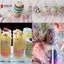 Dụng cụ bắn bánh đẩy lên trong suốt có nắp 12 hộp đựng cốc tráng miệng bằng nhựa cho sự kiện lễ hội kem Mousse VN