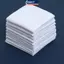MAKY 6 / 12 Chiếc Trắng Mềm Cotton Khăn Tay Khăn Tay Quý Ông Khăn Tay DIY Màu Trơn Khăn Tay VN