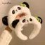 AqToCna Hoạt Hình Dễ Thương Gấu Trúc Sang Trọng Cho Nữ Rửa Mặt Công Viên Giải Trí Ngộ nghĩnh Và Sáng Tạo Cho Vườn Thú Phụ Kiện Tóc AqToCna