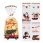 GREAT 50 Chiếc Túi Đóng Gói Giáng Sinh, Giáng Sinh Vui Vẻ Ông Già Noel Giáng Sinh Túi Kẹo Giáng Sinh, Bao Bì Ăn Nhẹ Cung Cấp Tiệc Quà Tặng Cây Giáng Sinh Người Tuyết Bánh Quy Gói