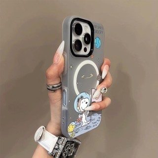 Ốp điện thoại Moon Snoopy họa tiết 2 trong 1 Thích hợp cho iPhone 11 12promax 12 13 14 15 pro max Ốp điện thoại 14promax 15pro 16 Pro max 17 17promax Vỏ