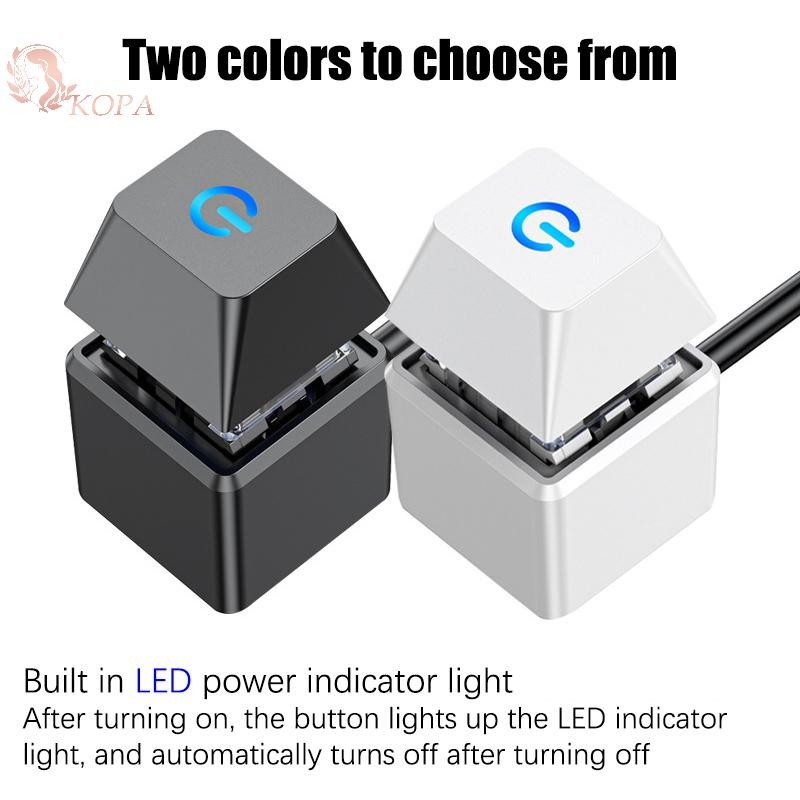 KOPA PC LED PC Vỏ máy tính Nút ngoài Vỏ máy tính Bo mạch chủ Nút chìa khóa cơ Bo mạch chủ Nguồn khởi động bên ngoài VN