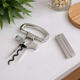 Dụng cụ tháo nắp chai hai mặt đa chức năng Ah-So Old Wine Opener Bia Corkscrew antirtvn