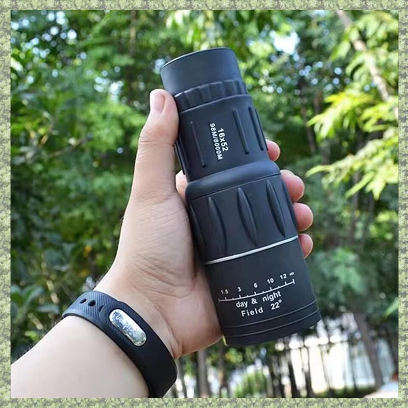 Ống nhòm zoom 16x52 xem xa ban ngày và ban đêm, phù hợp cho việc theo dõi chim và cắm trại