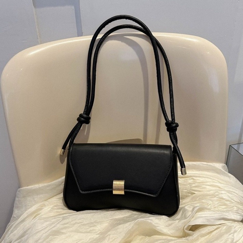 Túi đeo chéo JKDESIGN, Ví đeo nách nhẹ bằng da PU, Phong cách cổ điển Màu trơn chống nước nắp Satchels Quà tặng ngày lễ