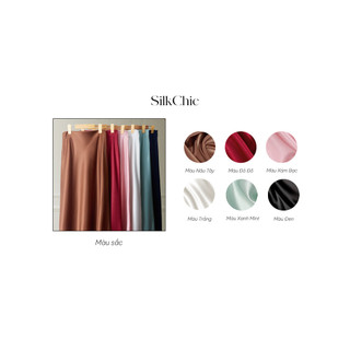 Chân Váy Midi Lụa Satin Phối Đuôi Cá Xưởng Quần Tây Nữ 3A Dáng Dài Hàn Quốc- Thời Trang Nữ Thanh Lịch