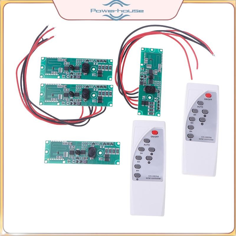 Bộ điều khiển đèn tường năng lượng mặt trời POWER 3.2V 3.7V Bảng mạch cảm ứng hồng ngoại cơ thể con người Thời gian + Cảm ứng Radar lò vi sóng.