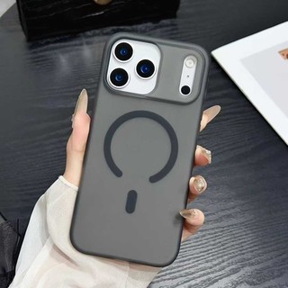 Ống điện thoại cứng PC trong suốt siêu mỏng từ tính cho iPhone 17 Air 16 15 14 13 12 11 Pro Max 14 15 Plus Ống sau trong suốt