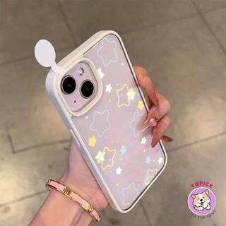 Doodle stars Phone Case for IPhone 16 15 14 13 12 11 Pro Max Acrylic Hard Shell Cover High Quality LBK