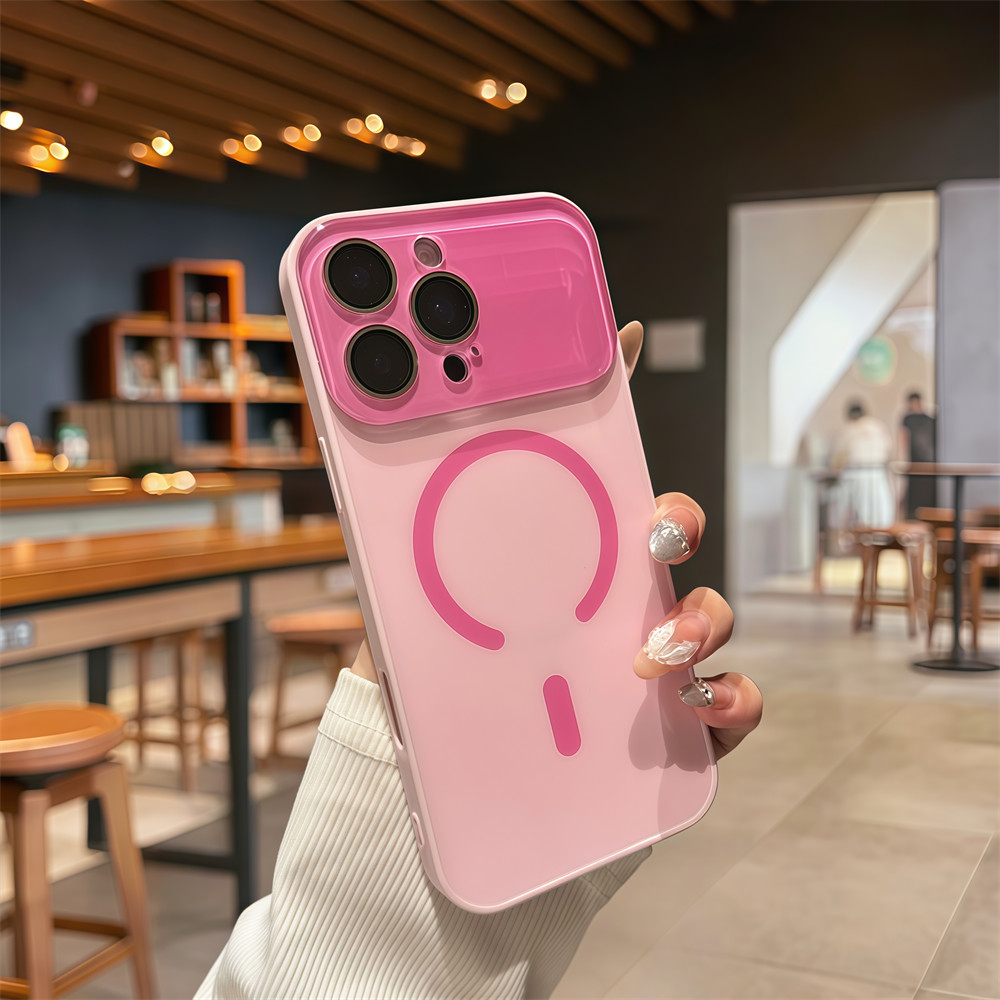 Ốp điện thoại từ tính mờ AG cho iPhone Air 17 Pro Max 16 12 13 14 15 pro max Bảo vệ ống kính chống rơi Vỏ cứng Vỏ chống sốc