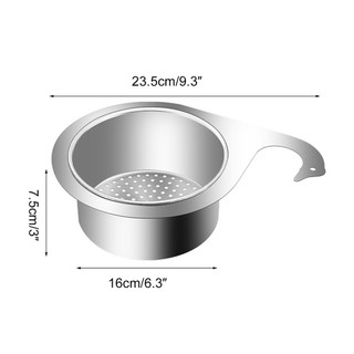 [Flyingfishla] 1 Cái Giỏ Thoát Nước Đa Năng Bằng Thép Không Gỉ Góc Bồn Rửa Bồn Rửa Nhà Bếp Giỏ Thoát Nước Thiên Nga Bộ Lọc Bồn Rửa Góc Nhà Bếp