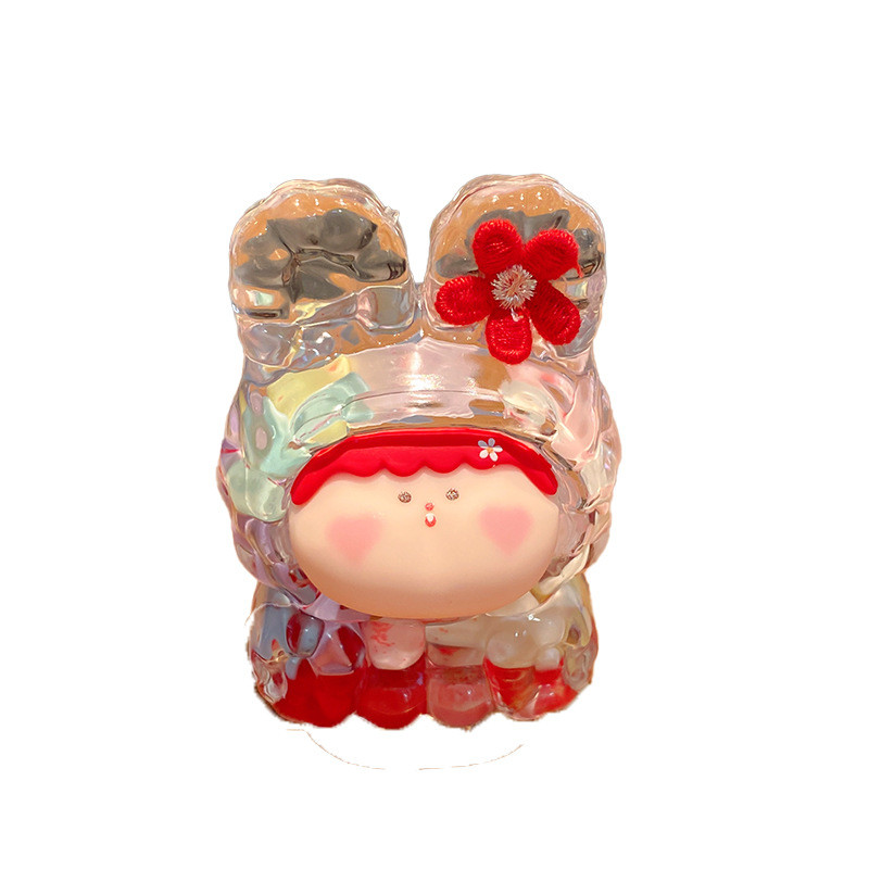 Sáng Tạo Li Sili Lis Macaron Siêu Dễ Thương Phong Cách Hoạt Hình Cát Lỏng Trang Trí Đầy Dầu