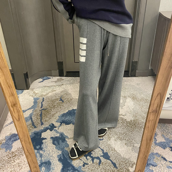 thombrowne 9333Side Four-Bar Straight-Leg Pants