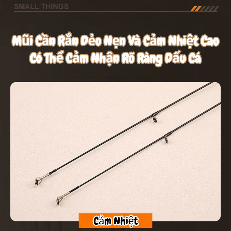 Cần Câu UL Cán Gỗ Đặc – Thân Fiberglass Siêu Dẻo, Cần Ngắn Tiện Dụng, Phù Hợp Máy Đứng & Ngang, Câu Cá Nhỏ Hiệu Quả
